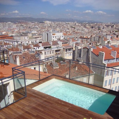 piscine sur toit terrasse Ile de France