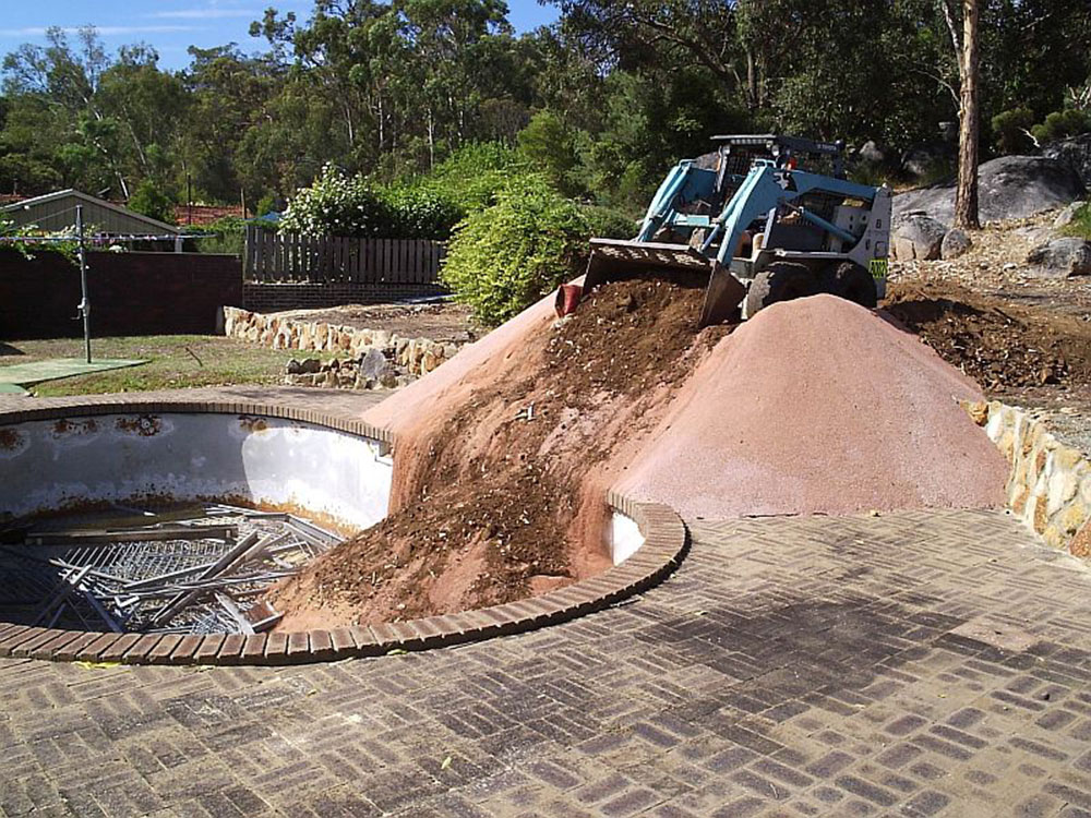 reboucher une piscine