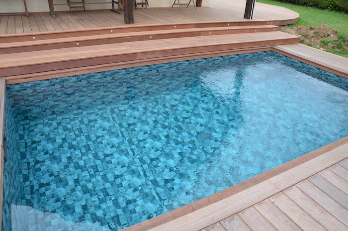 Piscine creuse membrane PVC