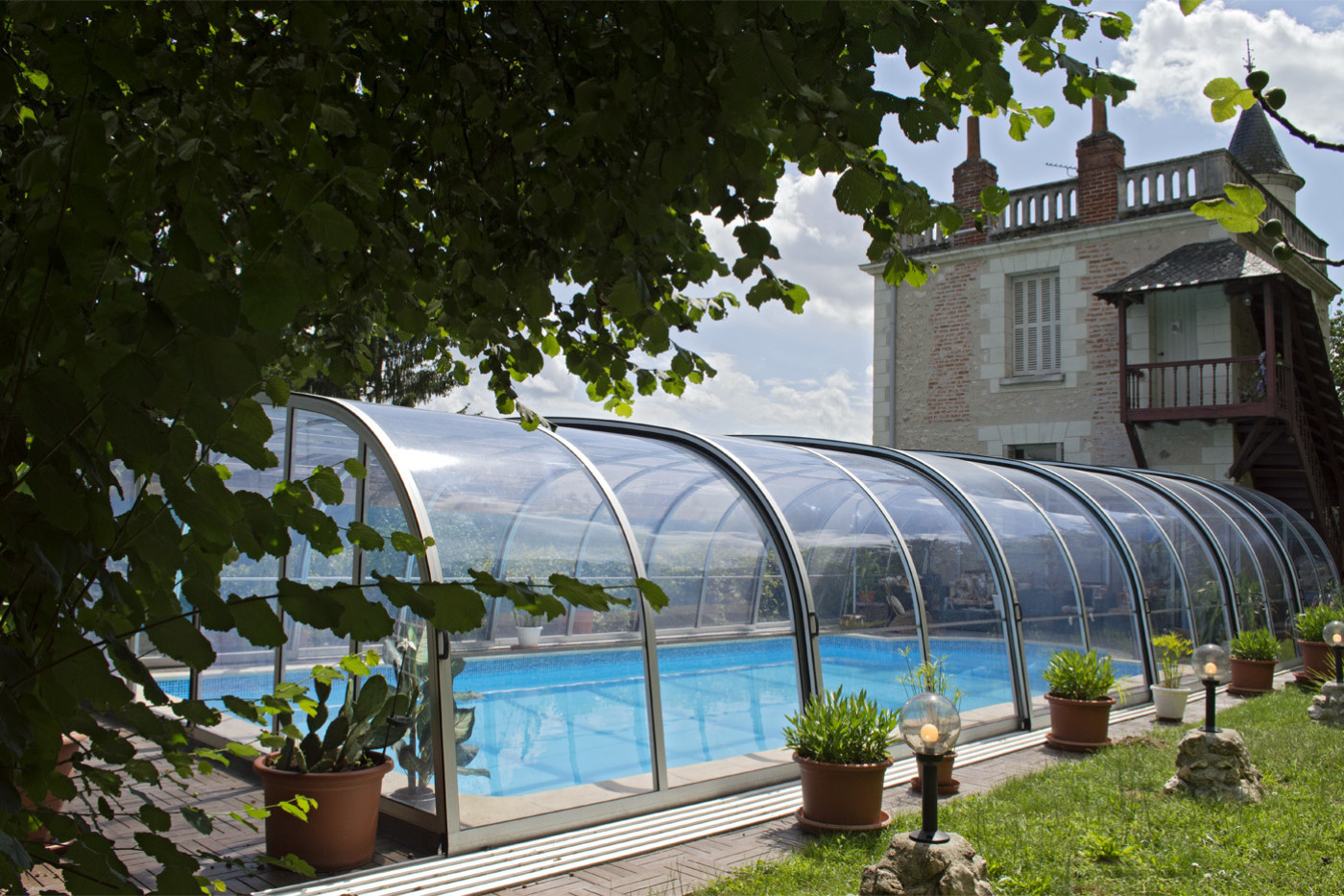 Abri de piscine Harmonie ferm