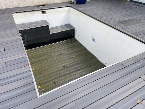 Structure basin monobloc piscine