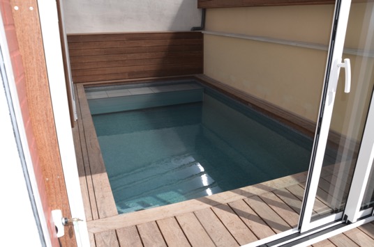 Volet immerg brillant pour piscine