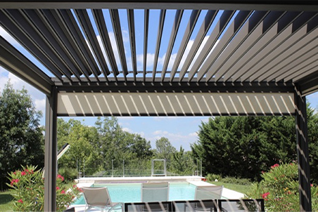 Pergolas bioclimatiques en Aluminium, fabrication franaise